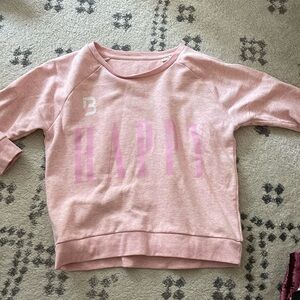Black sheep clothing pink Happy yoga sweatshirt